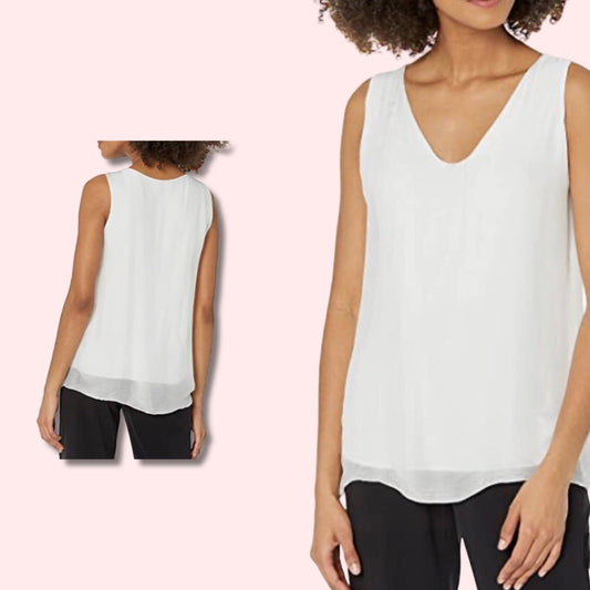 Silk Sleeveless Top (see colors)