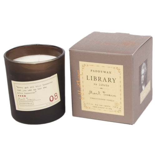 Library Candle Collection: Mark Twain