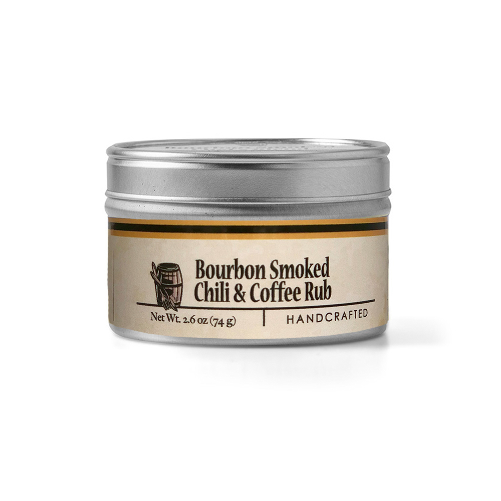 Bourbon Smoked Chili-Coffee Rub - 5oz Tin