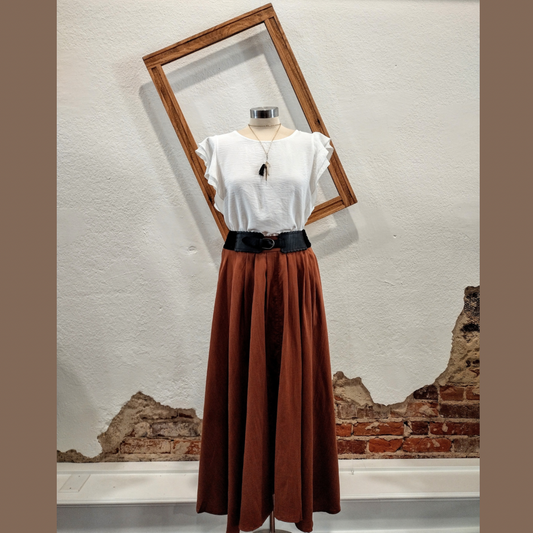BP Long Brown/Rust Skirt
